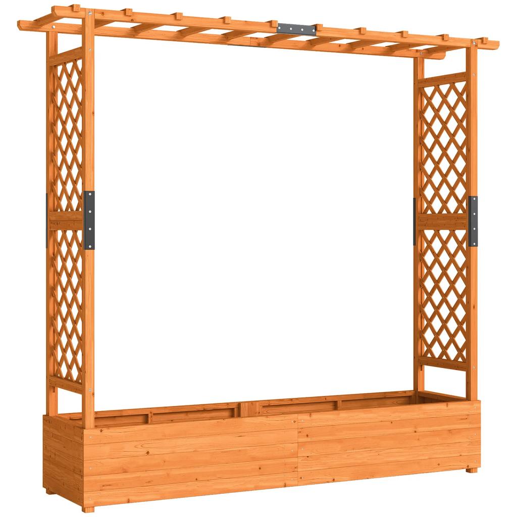 Hoog Bed Met Klimrek En Dak, Voor Bloemen, Fruit, Groenten,, Verzenden